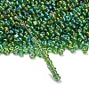 Round Transparent Colors Rainbow Glass Seed Beads X-SEED-A007-2mm-167-4