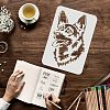 Plastic Reusable Drawing Painting Stencils Templates DIY-WH0202-296-3