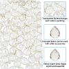 Electroplate Transparent Glass Beads Strands EGLA-FI0001-01A-4
