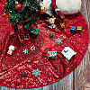 Polyester Christmas Tree Skirt DIY-WH20032-86B-1