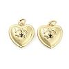 Brass Micro Pave Cubic Zirconia Pendants KK-H527-02A-G-1