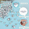 94Pcs 6 Styles Glass Rhinestone Cabochons FIND-FG0003-77B-4