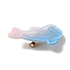 Ocean Theme Dolphin Acrylic Alligator Hair Clips OHAR-A009-01E-3