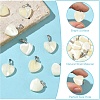 10Pcs Natural Trochid Shell/Trochus Shell Pendants SSHEL-YW0001-15-5