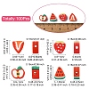 100Pcs 4 Styles Handmade Polymer Clay Beads CLAY-YW0002-38-3