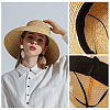 BENECREAT 12Pcs 2 Colors Polyester & Cotton Adjustable Hat Drawstring Sweatband DIY-BC0008-97-5