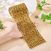 1 Yard 12-Row Resin Spike Stud Cone Flatback Punk Rock Trim Mesh Bead Craft FIND-TA0006-73B-7