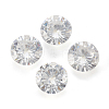 Cubic Zirconia Pointed Back Pendants ZIRC-N037-4mm-01-1