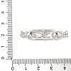 Brass Fold Over Clasps KK-U059-35P-3