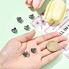 6Pcs 6 Styles 316 Surgical Stainless Steel European Beads STAS-CJ0002-69-4