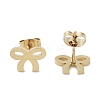 PVD Vacuum Plating 304 Stainless Steel Stud Earrings for Women EJEW-A048-05G-2