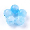 Acrylic Imitation Jade Beads LS-MACR-E025-25C-8mm-1