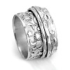 Retro Rotatable 304 Stainless Steel Finger Rings FS-WG84C22-12-1