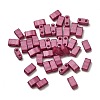 2-Hole Baking Paint Glass Seed Beads SEED-S023-17B-40-1