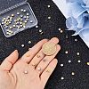 72Pcs 2 Colors Stainless Steel Ear Nuts STAS-HS0001-66-3