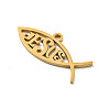 304 Stainless Steel Pendants STAS-P342-04G-2