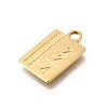 304 Stainless Steel Pendants STAS-F318-09A-G-2