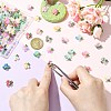 100Pcs 10 Colors Transparent Resin Cabochons FIND-CJ0004-67-4