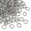 Tarnish Resistant 304 Stainless Steel Open Jump Rings X-STAS-R065-43-3