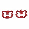 Spray Painted Alloy Pendants LS-ENAM-N055-059-A01-2