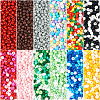 12 Bags 12 Colors Baking Paint Opaque Glass Bead GLAA-TA0002-27-1