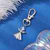 Angel Glass Pendant Decorations HJEW-JM02782-1