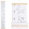 Dinosaur Pattern Removable Height Chart for Kids AJEW-WH0165-72B-1
