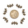 Bowknot Alloy Links connectors LS-EA11930Y-AB-4