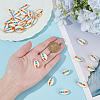 30Pcs Natural Cowrie Shell Pendants FIND-ME0002-51-3