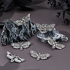 6Pcs Gothic Alloy Lapel Pins for Backpack Clothes JEWB-FH0002-83AS-4