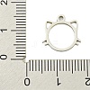 Non-Tarnish 201 Stainless Steel Charms STAS-M015-05P-3