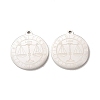Non-Tarnish 304 Stainless Steel Pendants STAS-A074-03I-P-2