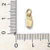 Brass Charms KK-H493-01G-02-3