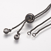 Rack Plating Brass Chain Bracelet Making LS-KK-A142-017B-2