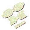 Glitter Non Woven Fabric Decoration Accessories AJEW-WH0002-10C-1