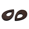 Natural Wenge Wood Pendants WOOD-T023-58A-01-3