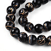 Baking Paint Glass Beads Strands DGLA-N010-10mm-10-3