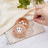 Round Printed Wood Baby Tooth Keepsake Cases with Lids CON-WH0099-75A-3