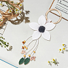 Leather and Alloy Keychain HJEW-WH20022-04A-01-7