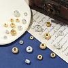 9Pcs 3 Styles Brass Micro Pave Clear Cubic Zirconia Beads KK-YW0004-43G-5