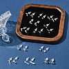 2 Pairs Alloy Stud Earrings for Women EJEW-FS0001-27D-9