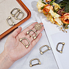 8Pcs Zinc Alloy D Clasps Accessories FIND-NB0006-32-3