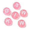 Transparent Acrylic European Beads MACR-K365-02B-05-1