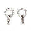 Zinc Alloy Keychain Clasp Findings LS-E546-1-1-2