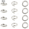10Pcs Brass Locking Jump Rings KK-YW0003-96B-P-1