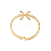 Real 18K Gold Plated 304 Stainless Steel Adjustable Finger Ring RJEW-L115-01G-03-3