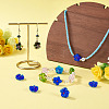 10Pcs Transparent Handmade Bumpy Lampwork Beads LAMP-TADJ0001-48B-6