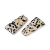 Natural Dalmatian Jasper Pendants G-Q601-10B-2