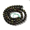 Natural Dragon Blood Beads Strands G-E571-30A-3