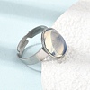 Adjustable 304 Stainless Steel Finger Rings for Women GG-CBA7994-04P-4
